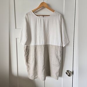 Magic Linen Shift Dress
